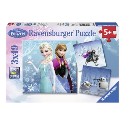 Ravensburger Ledové království Puzzle 3x49 dílků