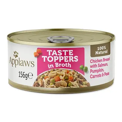 Konzerva APPLAWS Dog Chicken, Salmon & Rice 156 g