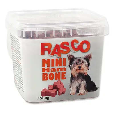 Pochoutka RASCO Dog mini kosti šunkové 580 g