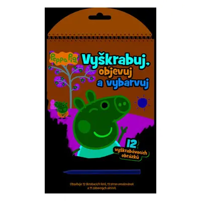 Jiri Models Vyškrabuj, objevuj a vybarvuj Prasátko Peppa