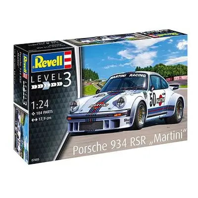 Revell Plastic ModelKit auto 07685 - Porsche 934 RSR "Martini" (1:24)