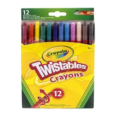 Crayola voskovky twist 12 ks