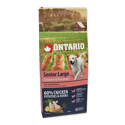 ONTARIO Senior Large Chicken & Potatoes & Herbs 12 kg