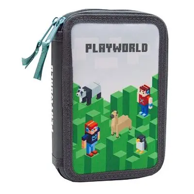 Oxybag Penál 2 patrový prázdný Playworld