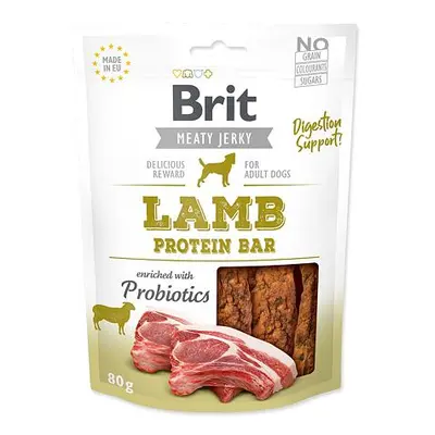 Snack BRIT Jerky Lamb Protein Bar 80 g