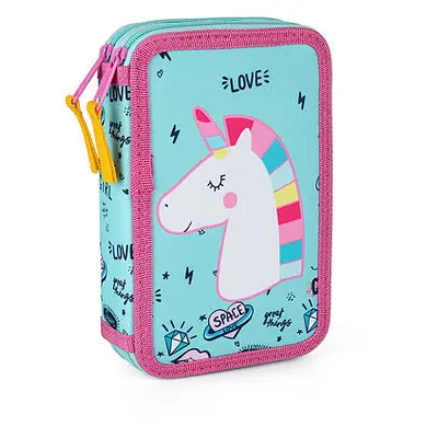 Oxybag Penál 2 p. prázdný Unicorn iconic