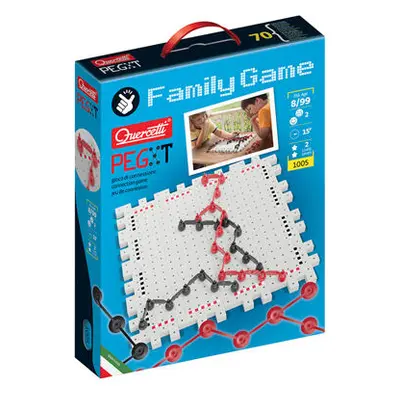 Quercetti Family Game PegXt – strategická propojovací hra