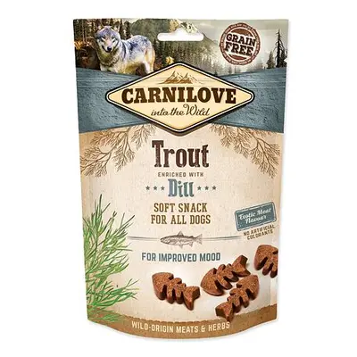 CARNILOVE Dog Semi Moist Snack Trout enriched with Dill 200 g