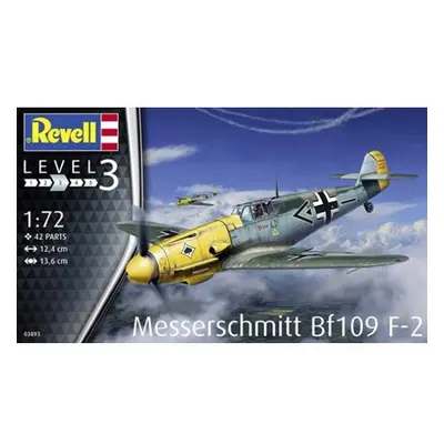 Plastic ModelKit letadlo 03893 - Messerschmitt Bf109 F-2 (1:72)