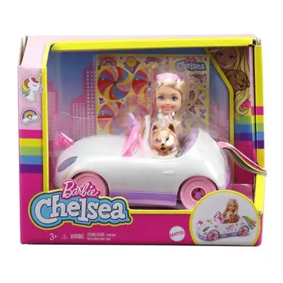 BARBIE CHELSEA A KABRIOLET S NÁLEPKAMI