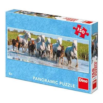 Dino puzzle Camargští koně 150 dílků panoramicuzzle