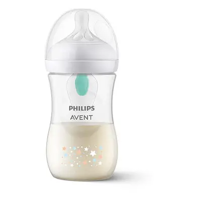 Philips AVENT Láhev Natural Response s ventilem AirFree 260 ml, 1m+, medvěd