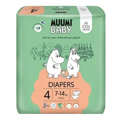 Muumi Baby 4 Maxi 7–14 kg (46 ks), eko pleny