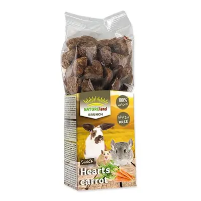 Pochoutka NATURE LAND Brunch srdíčka s mrkví 150 g