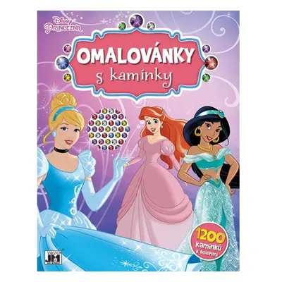 Jiri Models Omalovánky s kamínky Disney Princezny