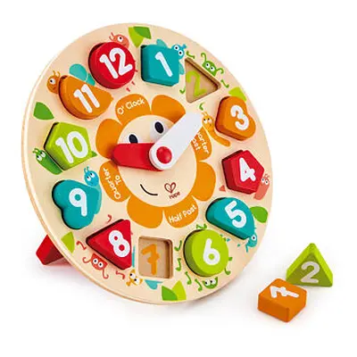 Hape Dětské puzzle hodiny