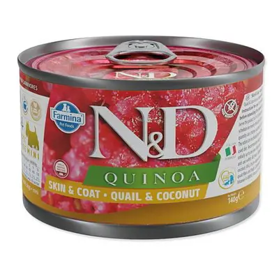 KONZERVA N&D DOG QUINOA QUAIL & COCONUT 140g