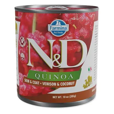 KONZERVA N&D DOG QUINOA VENISON & COCONUT 285g