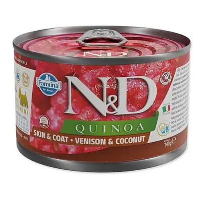 KONZERVA N&D DOG QUINOA VENISON & COCONUT 140g