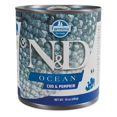 KONZERVA N&D DOG OCEAN COD & PUMPKIN 285g