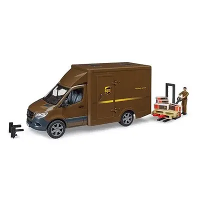 Bruder Mercedes Benz Sprinter - přepravní služba UPS + figurka