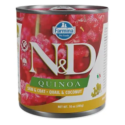 KONZERVA N&D DOG QUINOA QUAIL & COCONUT 285g