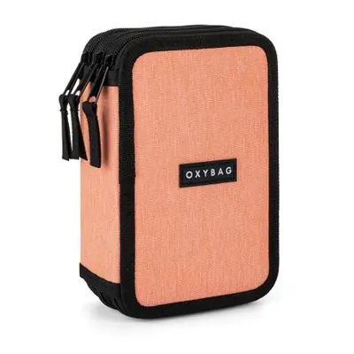 Oxybag Penál 3 patrový prázdný UNICOLOR meruňkový