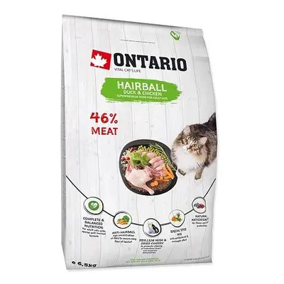 ONTARIO Cat Hairball 6,5 kg