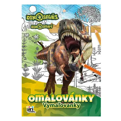 JIRI MODELS Omalovánky A4 Dino