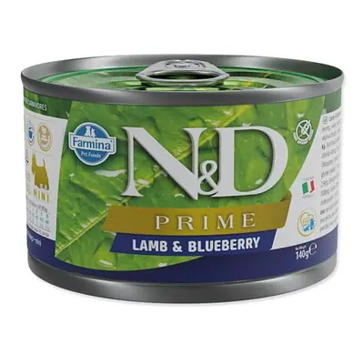 KONZERVA N&D DOG PRIME LAMB & BLUEBERRY 140g