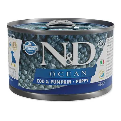 KONZERVA N&D DOG OCEAN COD & PUMPKIN PUPPY 140g