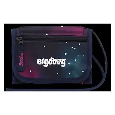 Ergobag peněženka Fialový reflexní