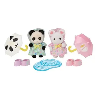 Sylvanian Families Procházka v dešti Baby Duo