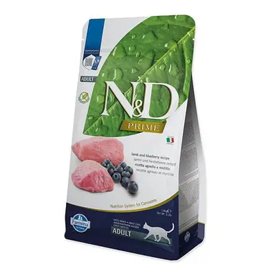 KRMIVO N&D PRIME CAT LAMB & BLUEBERRY ADULT 1.5KG