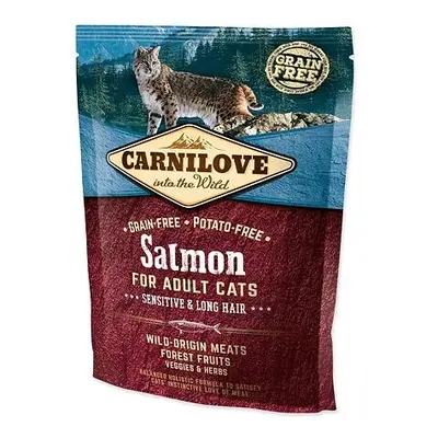 CARNILOVE Salmon Adult Cats Sensitive and Long Hair 400 g