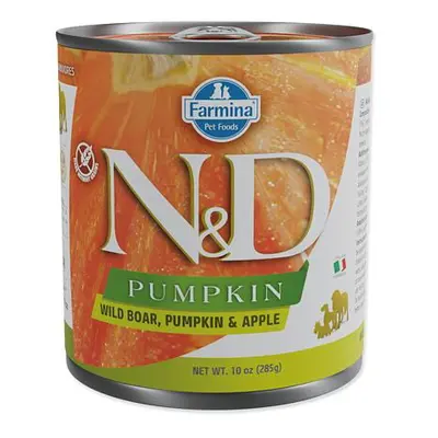 KONZERVA N&D DOG BOAR & PUMPKIN & APPLE 285g