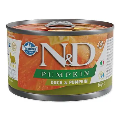 KONZERVA N&D DOG DUCK & PUMPKIN 140g