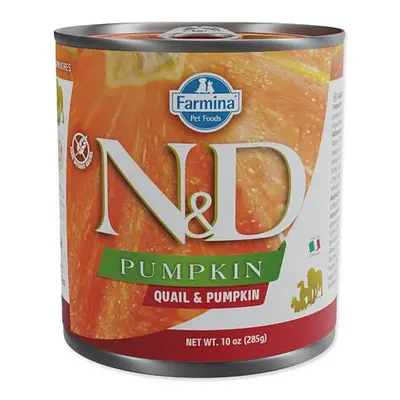 KONZERVA N&D DOG QUAIL & PUMPKIN 285g