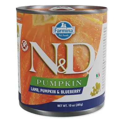 KONZERVA N&D DOG LAMB & PUMPKIN & BLUEBERRY 285g