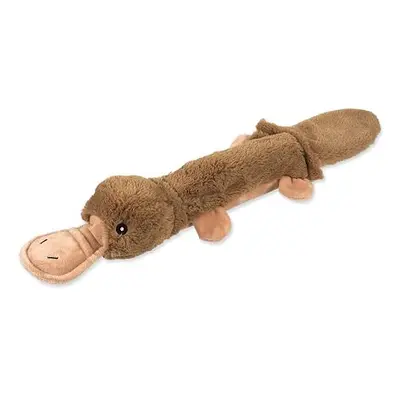 Hračka Dog Fantasy Recycled Toy kachna s PET lahví pískací se šustícím ocasem 55cm