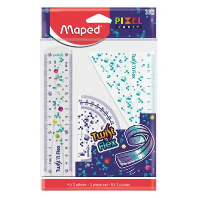 Maped Pixel Party Set 3 rýsovacích potřeb Twist´n Flex