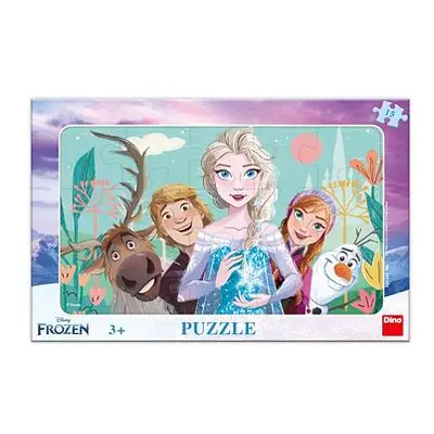 Dino FROZEN: RODINA 15 deskové Puzzle