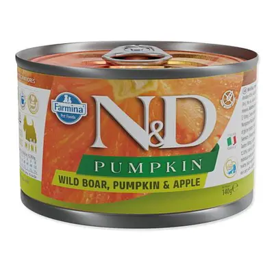 KONZERVA N&D DOG BOAR & PUMPKIN & APPLE 140g