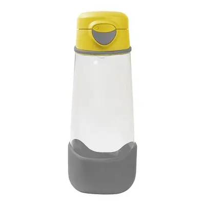 b.box Sport láhev na pití 600 ml - žlutá/šedá