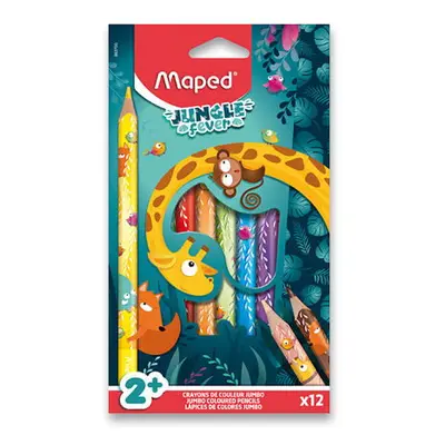 Maped Jungle Fever Pastelky Jumbo 12 ks