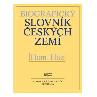 Biografický slovník českých zemí, Hom-Hoz, sv. 26