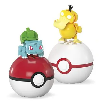 Mattel Pokémon Mega Pokéball - Bulbasaur a Psyduck