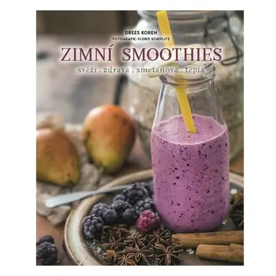 Zimní smoothies svěží, zdravá, smetanová, teplá