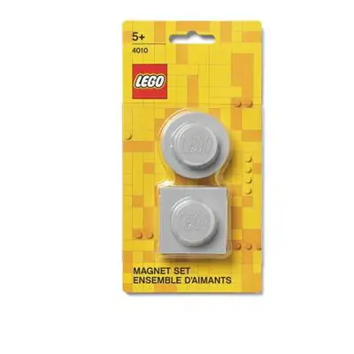 LEGO magnetky, set 2 ks - šedá