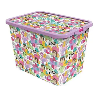 Squishmallows STOR úložný box s víkem - 23 L